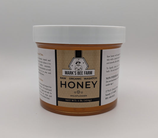 1 lb jar - local, raw honey